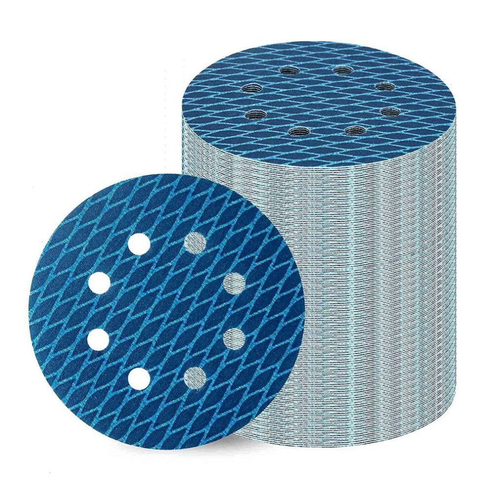 70Pcs Orbital Sander Sandpaper 5 Inch 8 Hole Sanding Disc Sand Paper 320 Grit for Anti Blocking Sanding Discs