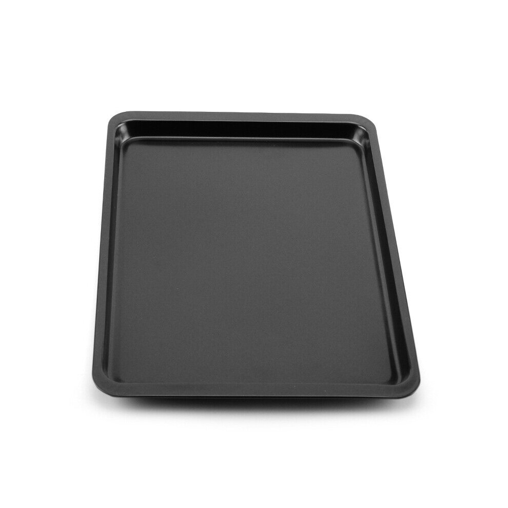 2Pcs Rectangular Non-Stick Bread Cake Baking Tray Baking Tray Oven Rectangular Black Baking Tray Diy Baking for Kitchen