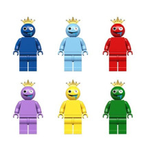 (6psc) Roblox Rainbow Friends Minifigures Building Toys
