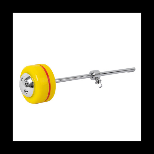 1Pc Drum Pedal Beater Mallet with Drum Hammer Head Percussion Instrument Parts Felt Metal Drum Hammer Yellow