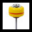 1Pc Drum Pedal Beater Mallet with Drum Hammer Head Percussion Instrument Parts Felt Metal Drum Hammer Yellow 7