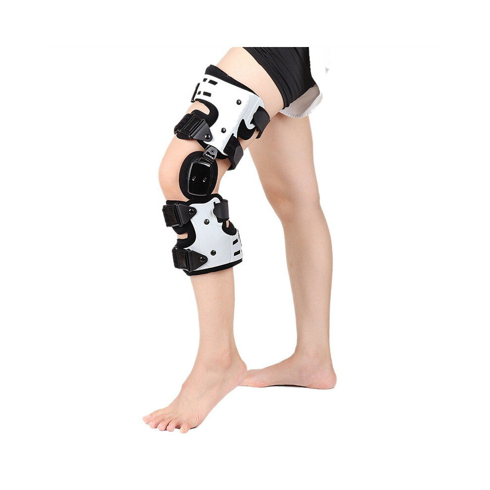 Tlily Black Oa Knee Brace For Arthritis Ligament Hinged Knee Support Osteoarthritis Knee Joint Sports Unloading-Left