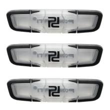3Pcs Long Tennis Racket Shockproof Damper Replacement Reduce Racquet Accessories-Black