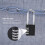2 Pack Outdoor Combination Padlock Long Shackle Lock 6.5cm Shackle Waterproof 4 Digit Resettable Combination Lock 3