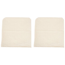 Lot de 2 sacs filtrants à froid réutilisables, filtres de brassage du vin de 12 pouces - Filtre en coton à mailles respectueux de l'environnement