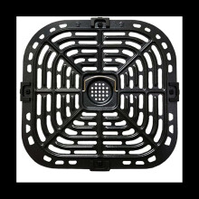 Grill Plate for Instants Vortex Plus 6QT Air Fryers - Upgraded Square Crisper Pan, 304 Stainless Steel with Handle, Dishwasher Safe