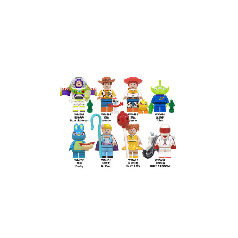 Toy Story Minecraft Figures fit Lego