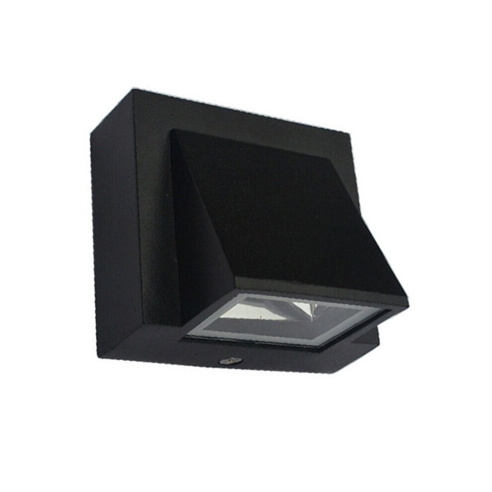 Applique murale LED moderne 5 W - Lampe murale d'extérieur étanche - Idéale pour couloir, cour, portail, terrasse, balcon, jardin