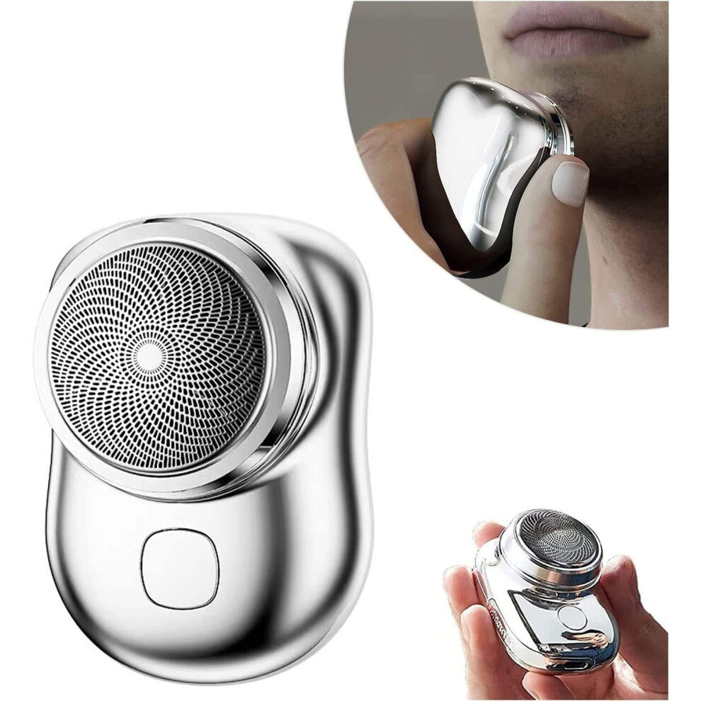 Practbeauty Mini Portable Electric Shaver Beard Trimmer Shaving Blade For Men Razor