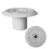 2X Pool and Spa Swimming Pool Outlet Nozzle 1.5 In 360 Rotatable Swimming Pool Massage Nozzle Water Outlet 2