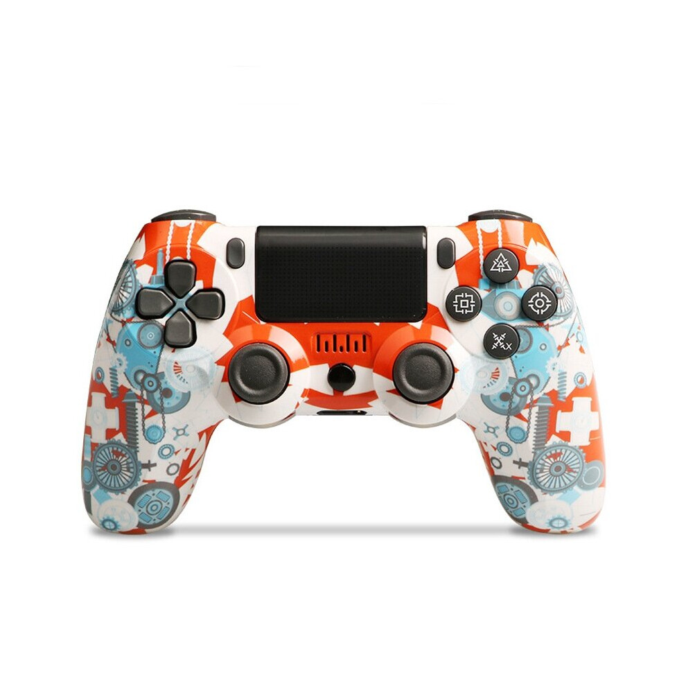 (Gear) VIELLAN Wireless Controller Compatible with PS4/Pro/Slim/PC High Performance Double Shock and Touch Pad/6-Axis Motion Sensor/Audio Function