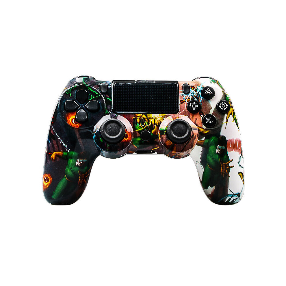 (HULK) VIELLAN Wireless Controller Compatible with PS4/Pro/Slim/PC High Performance Double Shock and Touch Pad/6-Axis Motion Sensor/Audio Function