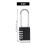 2 Pack Outdoor Combination Padlock Long Shackle Lock 6.5cm Shackle Waterproof 4 Digit Resettable Combination Lock 6