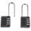 2 Pack Outdoor Combination Padlock Long Shackle Lock 6.5cm Shackle Waterproof 4 Digit Resettable Combination Lock 7