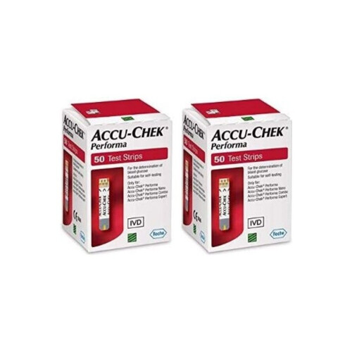 ACCU-CHEK Pack Of 2 Performa Blood Glucose Test Strips