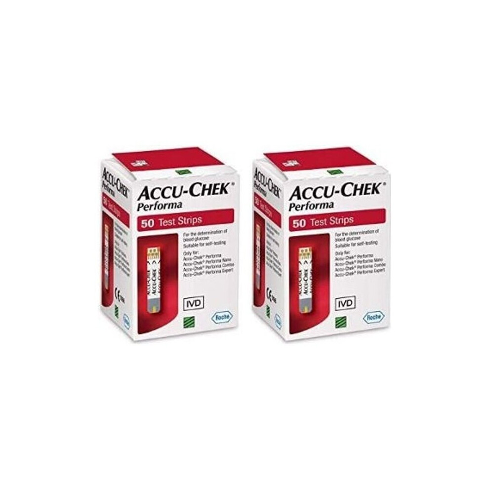 ACCU-CHEK Pack Of 2 Performa Blood Glucose Test Strips