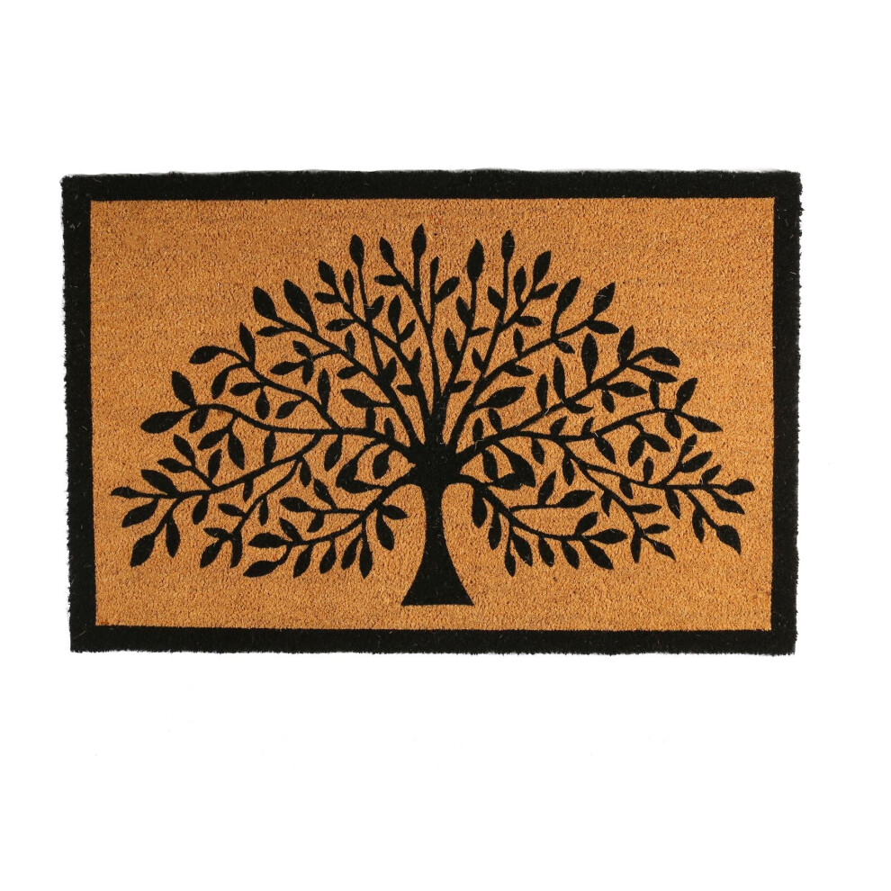 Coir Door Mat 90cm X 60cm Tree Of Life