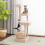 VidaXL (brown) vidaXL Cat Tree Cat Scratch Tower Cat Climber Scratching Tree Solid Wood Pine 3