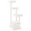 VidaXL (white) vidaXL Cat Tree Cat Scratch Tower Cat Climber Scratching Tree Solid Wood Pine 1