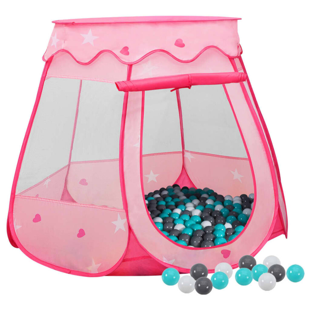 (multicolour 1) vidaXL Children Play Tent with 250 Balls Play House Game Tent Multi Colours