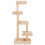 VidaXL (brown) vidaXL Cat Tree Cat Scratch Tower Cat Climber Scratching Tree Solid Wood Pine 5