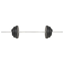 (2x 7.5 kg + 2x 5 kg + 2x 1.25 kg + 2x 15 kg) vidaXL Barbell Workout Home Gym Workout Fitness Weight Free Weight Plate Set