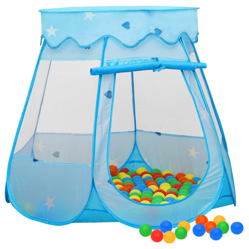 (multicolour) vidaXL Children Play Tent with 250 Balls Play House Game Tent Multi Colours