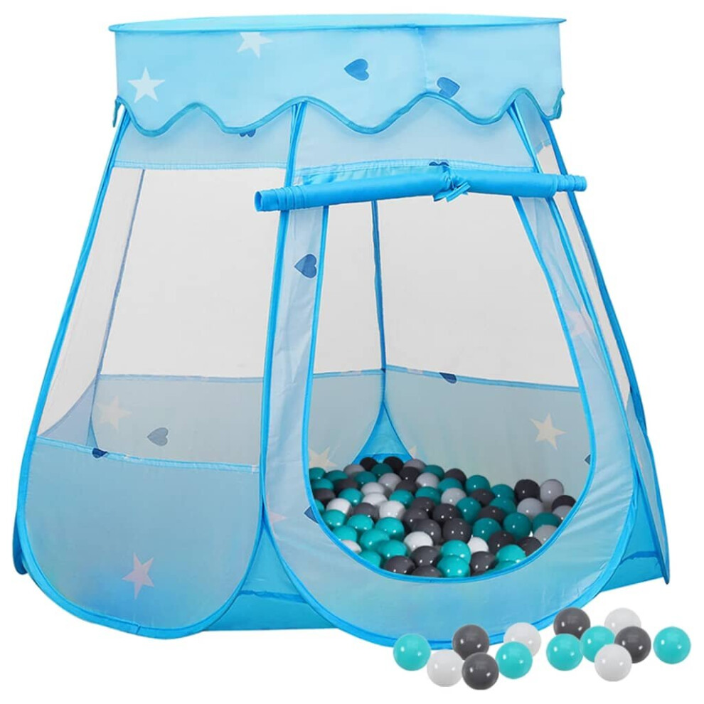 (multicolour 1) vidaXL Children Play Tent with 250 Balls Play House Game Tent Multi Colours