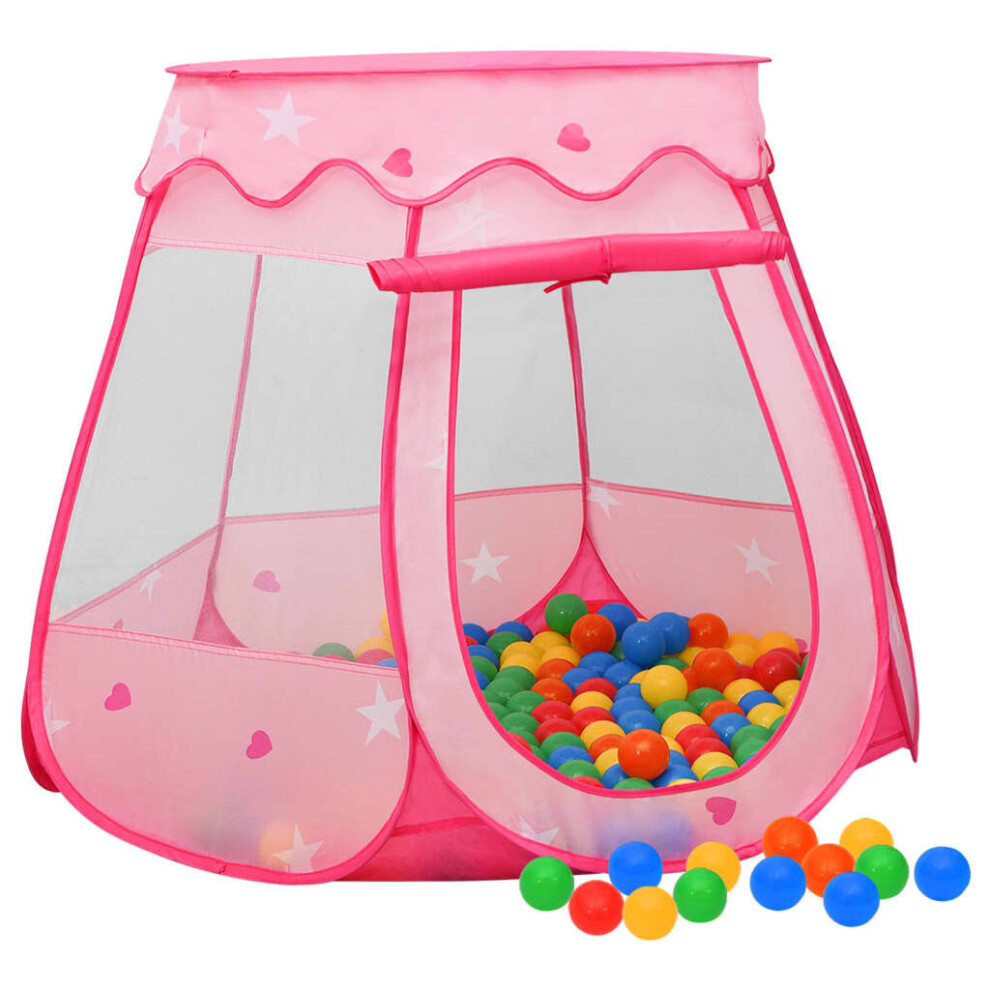 (multicolour) vidaXL Children Play Tent with 250 Balls Play House Game Tent Multi Colours