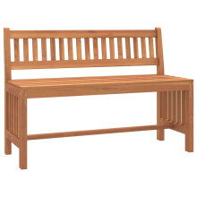 (110 x 45 x 77 cm) vidaXL Garden Bench Outdoor Bench Seat Wooden Bench Solid Wood Eucalyptus