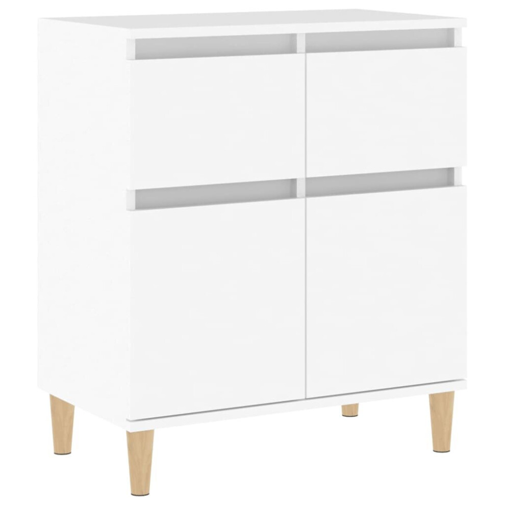 Vidaxl (White) Sideboard Cabinet Cupboard Highboard Home Organiser Engineered Wood