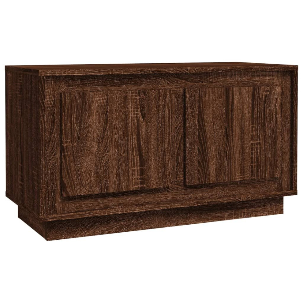 Vidaxl (Brown Oak) Tv Cabinet Tv Stand Tv Unit Media Cabinet Sideboard Engineered Wood