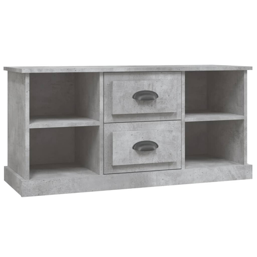Vidaxl (Concrete Grey) Tv Cabinet Tv Stand Tv Unit Media Cabinet Sideboard Engineered Wood