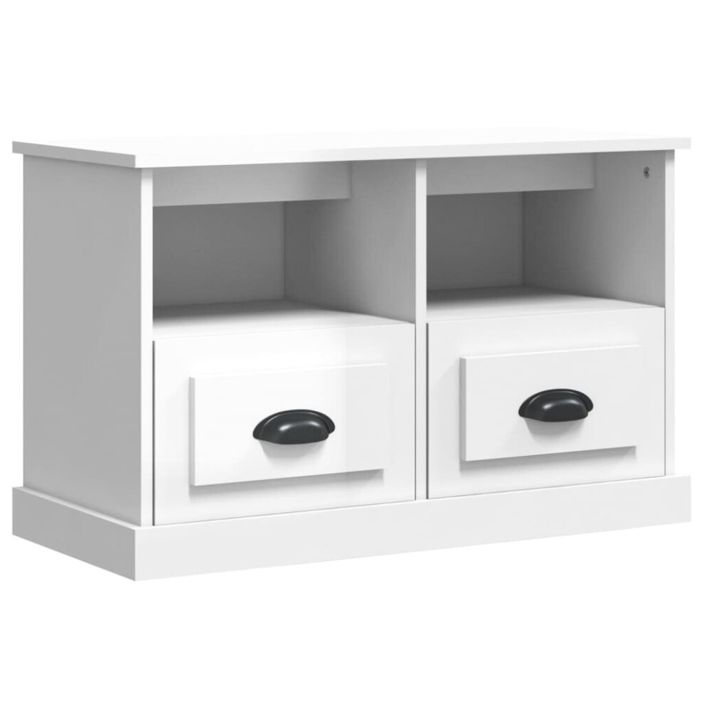 Vidaxl (High Gloss ) Tv Cabinet Tv Stand Tv Unit Media Cabinet Sideboard Engineered Wood White