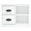 VidaXL (high gloss white) vidaXL Bedside Cabinet Bedside Table Nightstand Side Table Telephone Stand 7