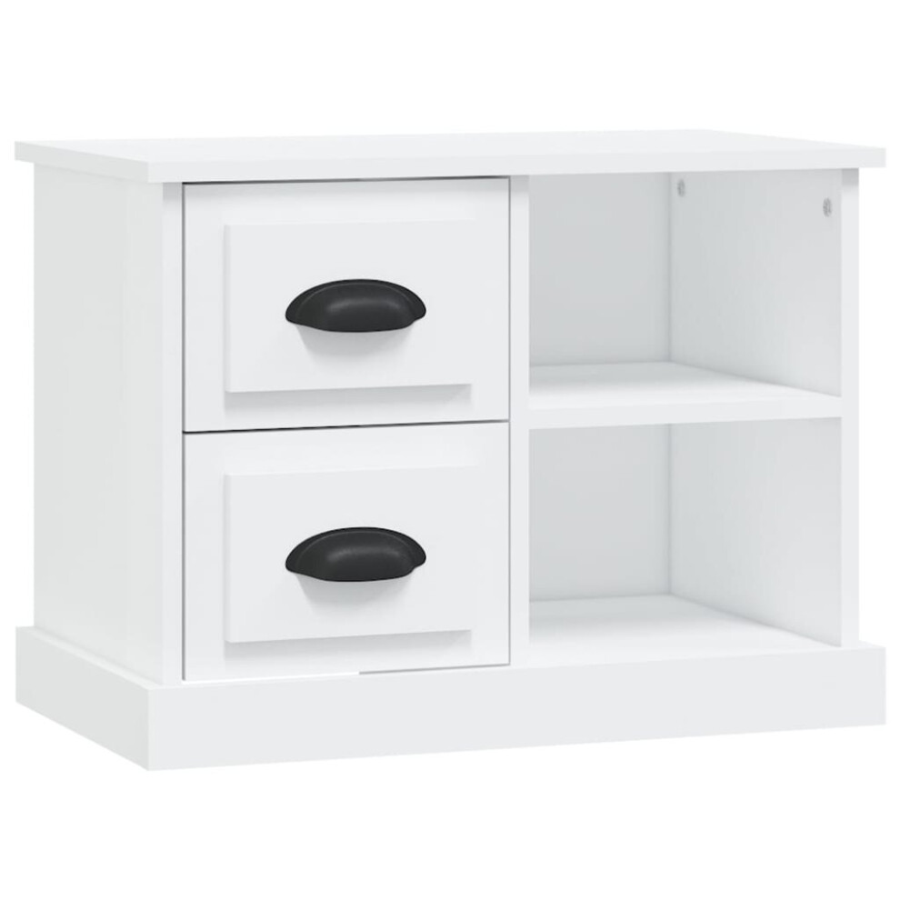 Vidaxl (White) Bedside Cabinet Bedside Table Nightstand Side Table Telephone Stand White