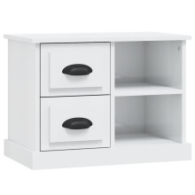 (high gloss white) vidaXL Bedside Cabinet Bedside Table Nightstand Side Table Telephone Stand
