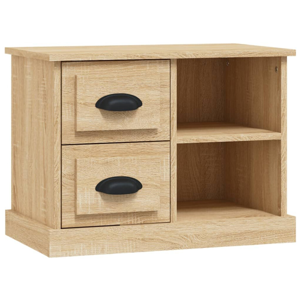New Vidaxl (Sonoma Oak) Bedside Cabinet Bedside Table Nightstand Side Table Telephone Stand Brown