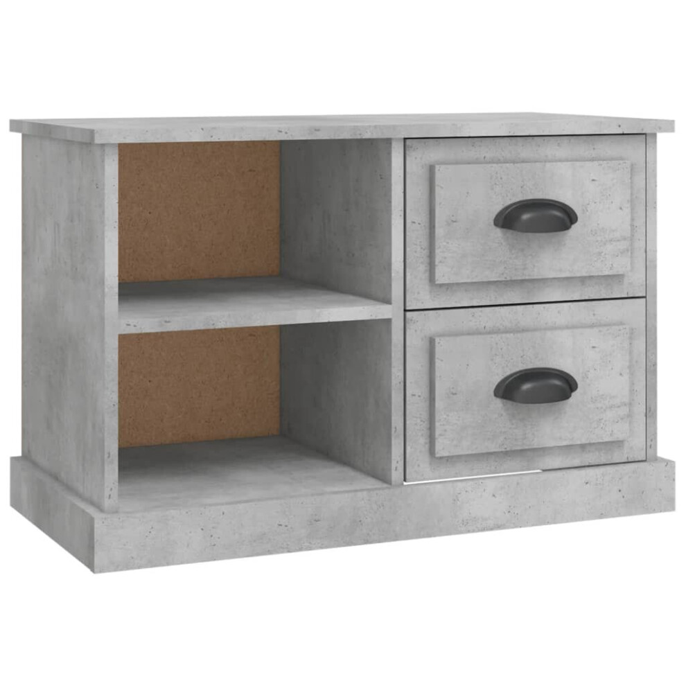 (concrete grey, 73 x 35.5 x 47.5 cm) vidaXL TV Cabinet TV Stand TV Unit Media Cabinet Sideboard Engineered Wood