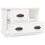 VidaXL (white) vidaXL Bedside Cabinet Bedside Table Nightstand Side Table Telephone Stand 6