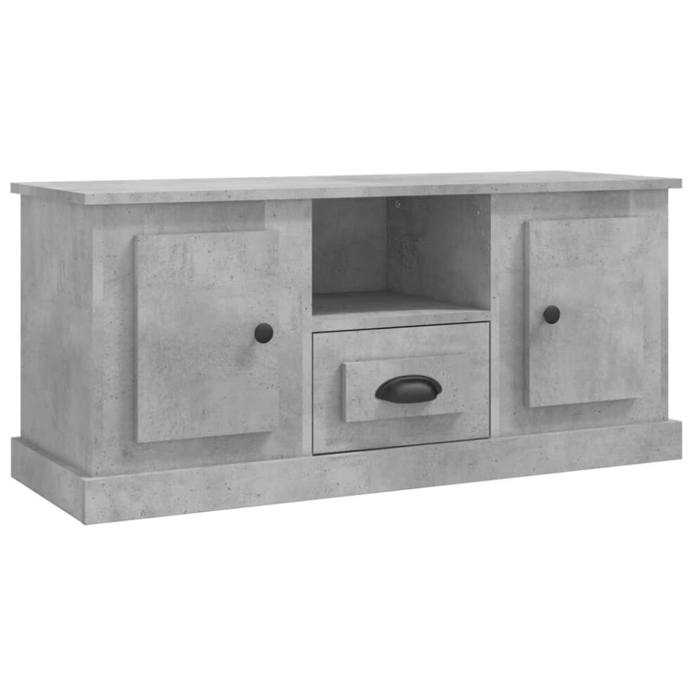 Vidaxl (Concrete Grey) Tv Cabinet Tv Stand Sideboard Cabinet Tv Unit Cupboard Engineered Wood