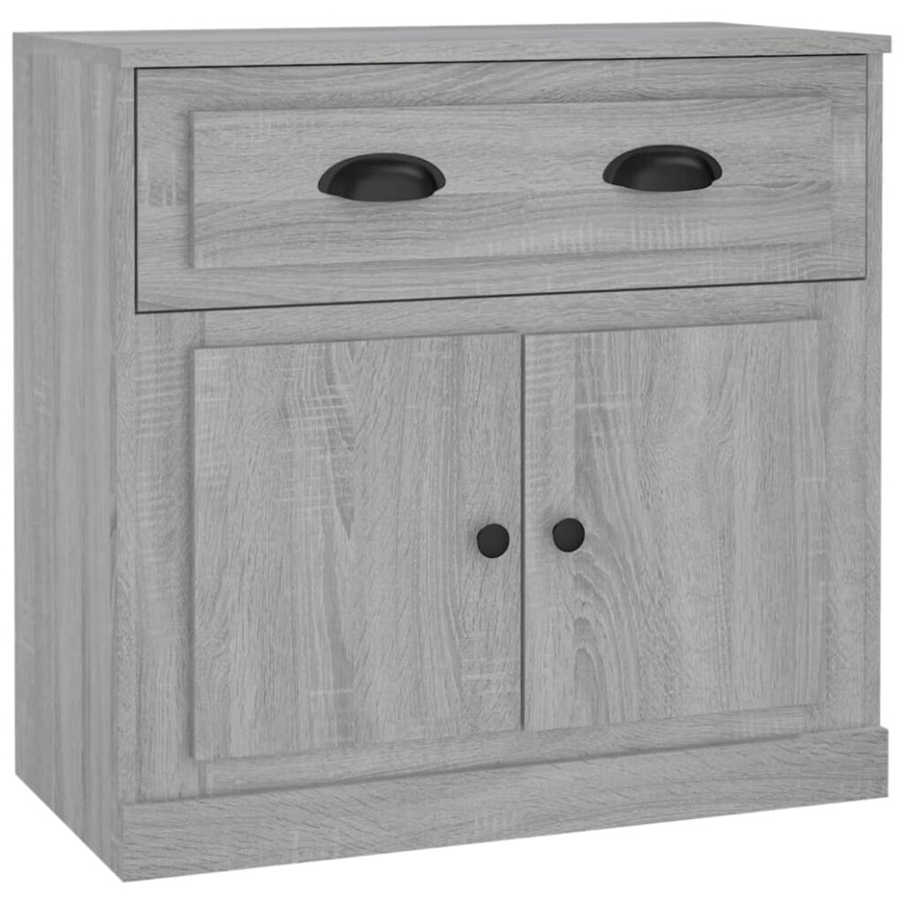 Vidaxl (Grey Sonoma) Sideboard Storage Cabinet Storage Cupboard Highboard Engineered Wood