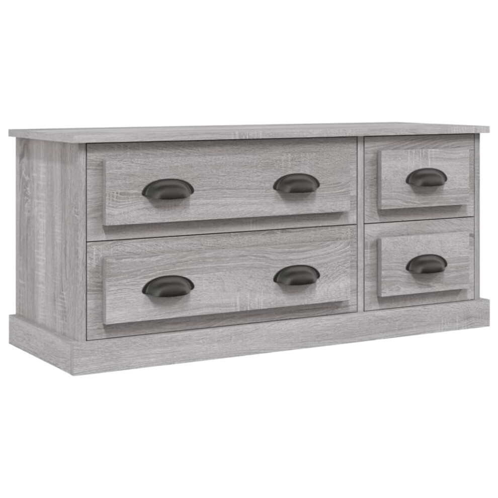 (grey sonoma) vidaXL TV Cabinet TV Stand Sideboard Cabinet TV Unit Cupboard Engineered Wood