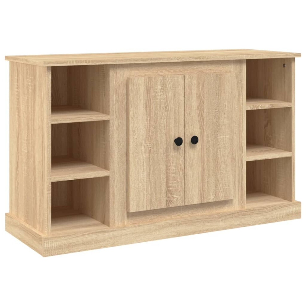 Vidaxl (Sonoma Oak) Sideboard Engineered Wood Cupboard Side Coffee Cabinet Multi Colours