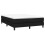 VidaXL (black, 25 cm/ 4ft6 double) vidaXL Box Spring Bed Frame Mattress Foundation Upholstered Bed Base Fabric 3