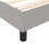 VidaXL (light grey, 35 cm/ 3ft single) vidaXL Box Spring Bed Frame Mattress Foundation Upholstered Bed Base Fabric 7