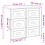 VidaXL (high gloss white) vidaXL Sideboard Storage Cabinet Storage Cupboard Highboard Engineered Wood 10