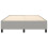 VidaXL (light grey, 35 cm/ 4ft6 double) vidaXL Box Spring Bed Frame Mattress Foundation Upholstered Bed Base Fabric 5