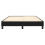 VidaXL (black, 25 cm/ 4ft6 double) vidaXL Box Spring Bed Frame Mattress Foundation Upholstered Bed Base Fabric 5