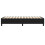 VidaXL (black, 35 cm/ 3ft single) vidaXL Box Spring Bed Frame Mattress Foundation Upholstered Bed Base Fabric 6